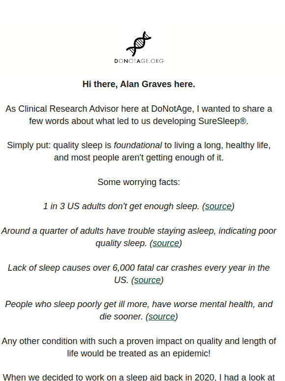 Why We Made SureSleep®