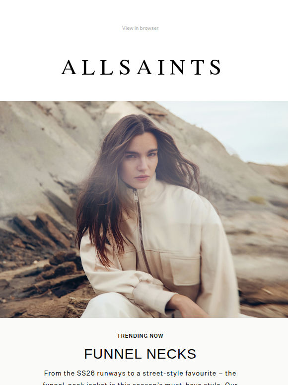 Trending Now: Funnel-Neck Jackets