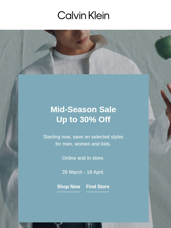 Mid-Season Sale - Starts Now