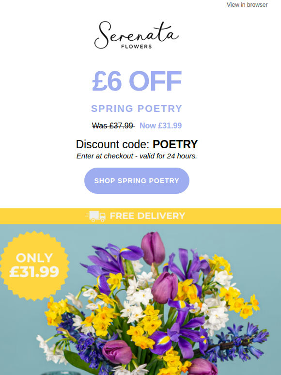 ⚡ 24h Flash Sale - Spring Poetry 🪻