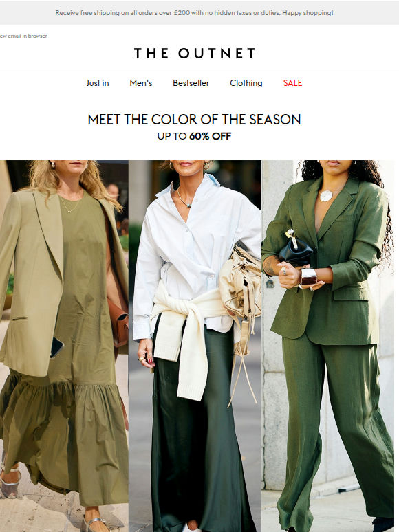 Trending shades of GREEN