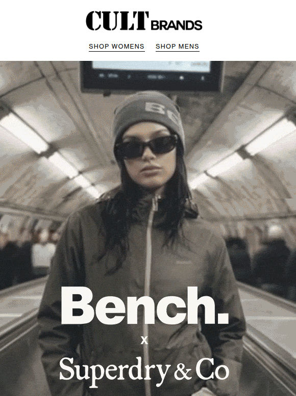The Wait Is Over | Shop Bench x Superdry