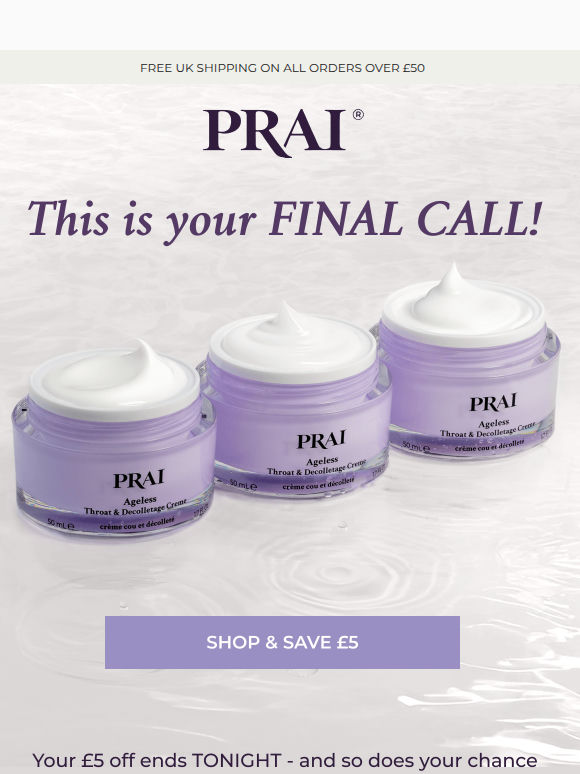 Last Chance! Ends Tonight!