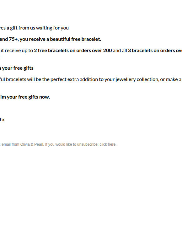 There’s a free gift waiting for you…