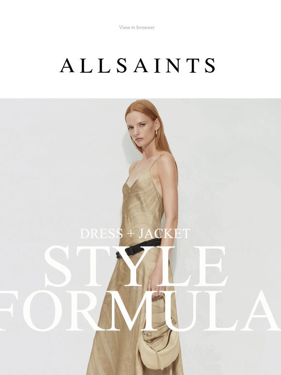 New In: Dress + Jacket Looks