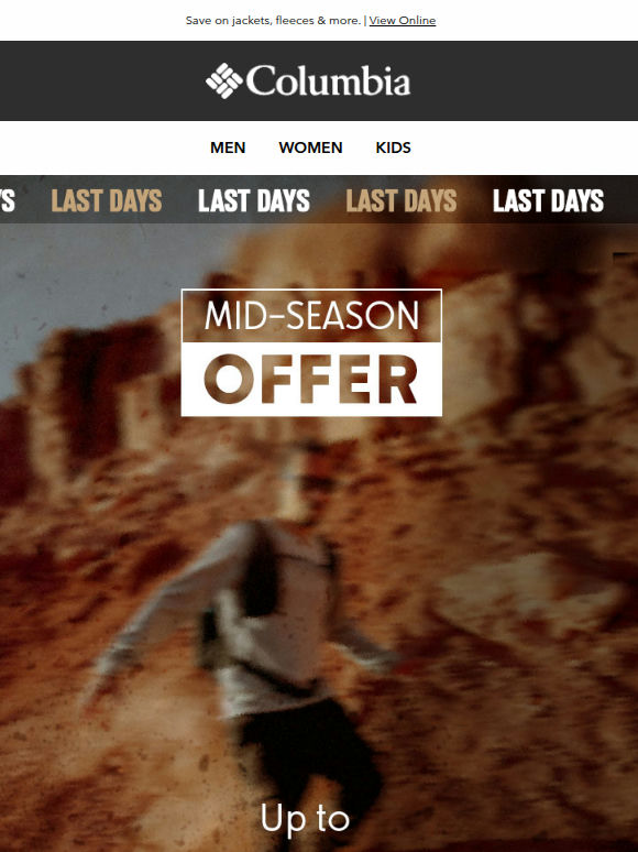 Don't miss 30% off outdoor gear!