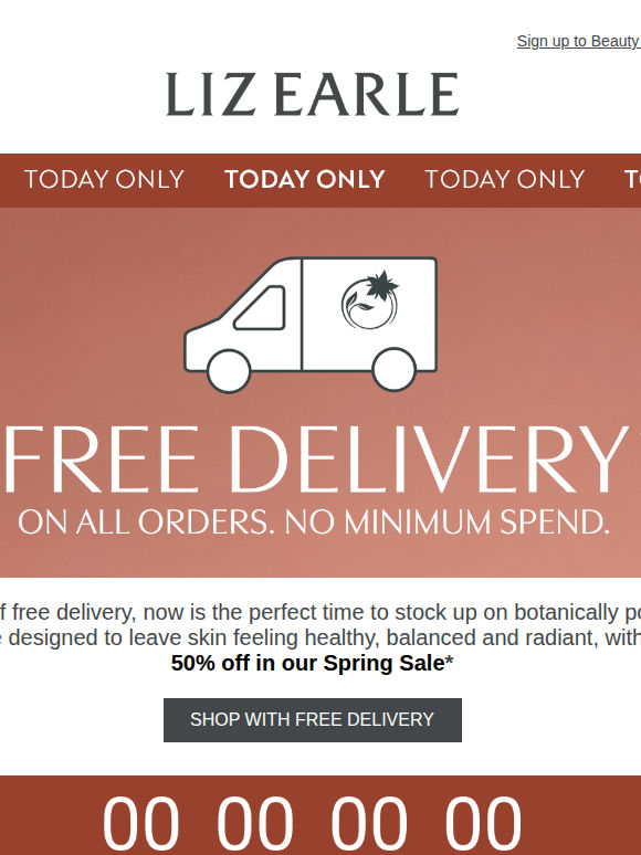 Free delivery, today only 🚚