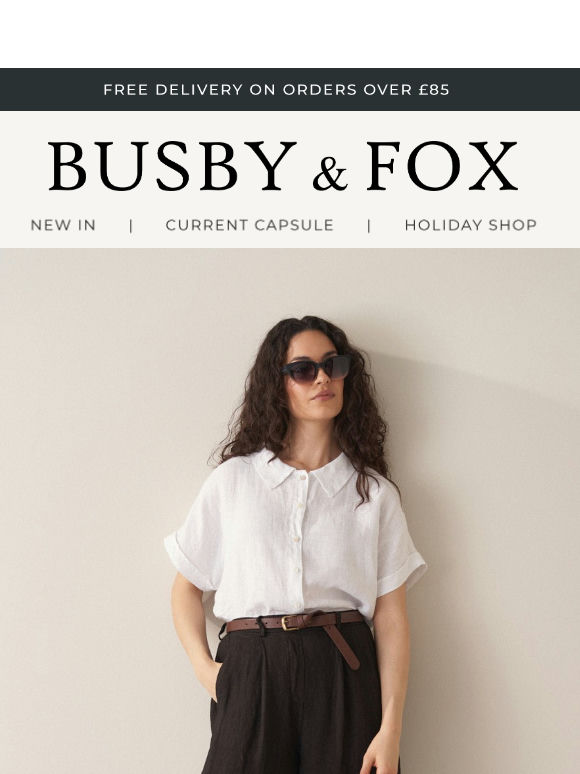 The latest in linen