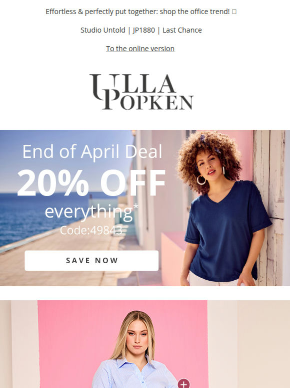 ⏰ Today only: -20% off EVERYTHING