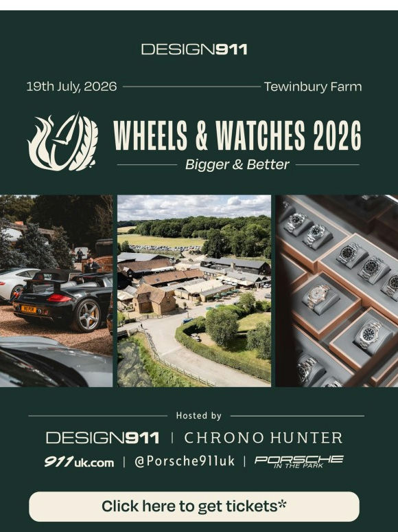 Wheels & Watches is back for 2026!