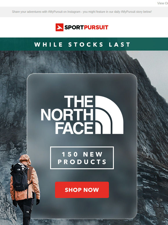 The North Face - New Range - While Stocks Last