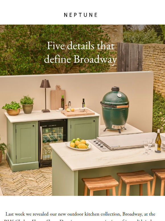 Take the kitchen alfresco