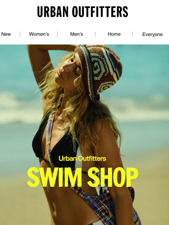 No wifi + the sea + our Swim Shop = perfect combo