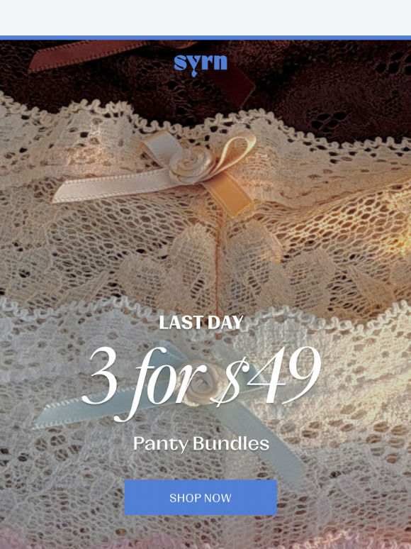 ENDS TONIGHT: Memorial Day Panty Bundle