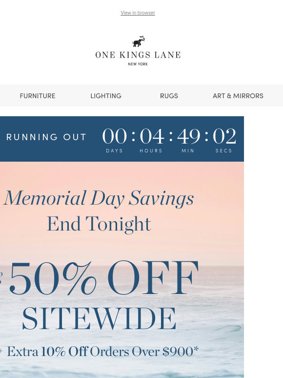 🔥 Ends Tonight — Up to 50% Off Sitewide