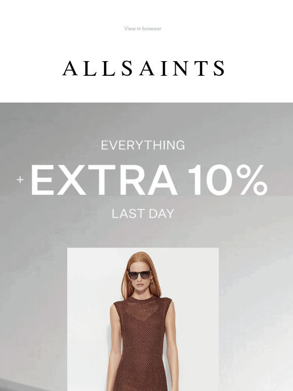 Last Day: Up To 30% Off + Extra 10%