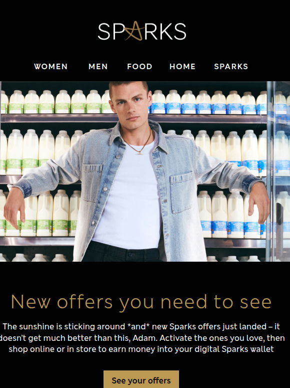 Drop everything: new Sparks offers just landed