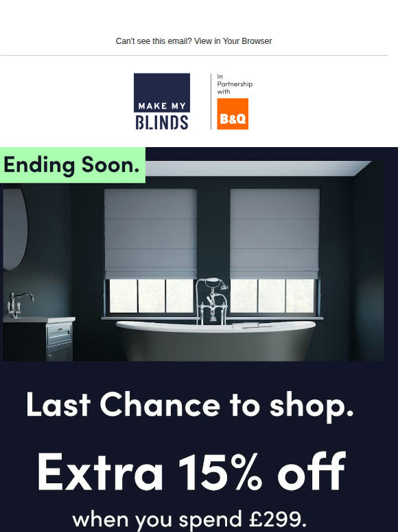 Bank Holiday Sale Extended! Shop Now!