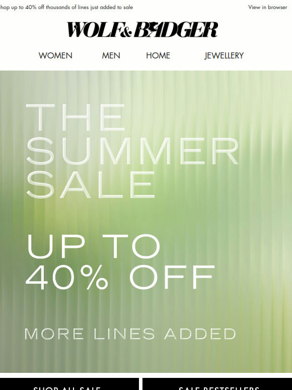 SUMMER SALE JUST GOT AN UPGRADE
