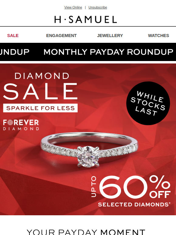 Just got paid? Now add some sparkle