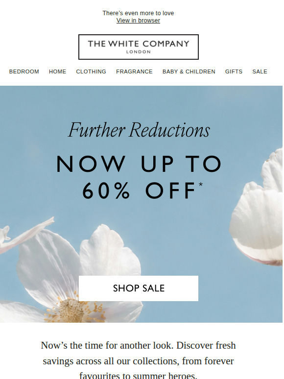 Now up to 60% off sale