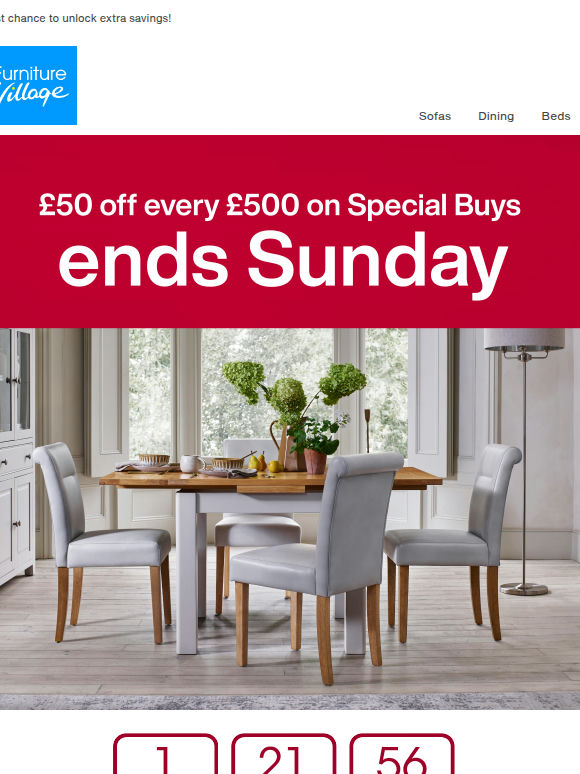 ⏰ Quick, Spend & Save ends Sunday
