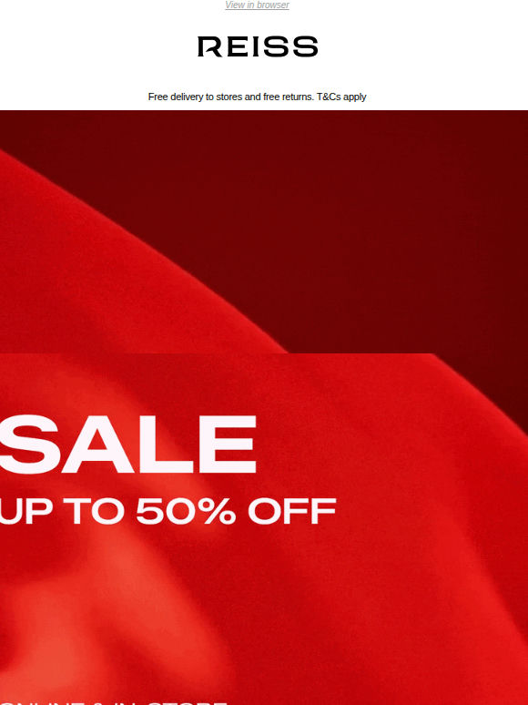 Up to 50% Off Sale Now On