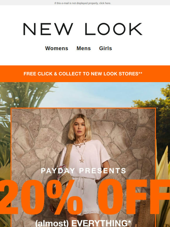 SELLING FAST: 20% off (almost) everything