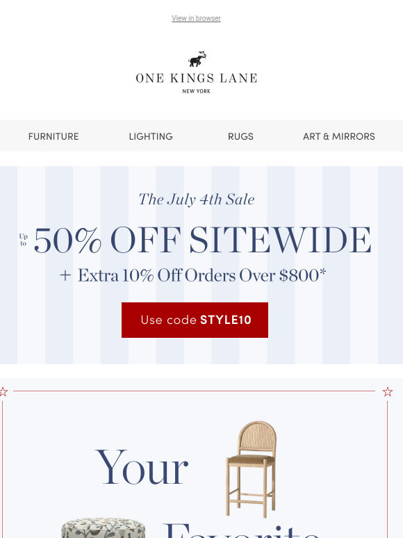 Kim Salmela, Crystorama, Black Birch Homes x Co.House Designs — Up to 50% Off Sitewide