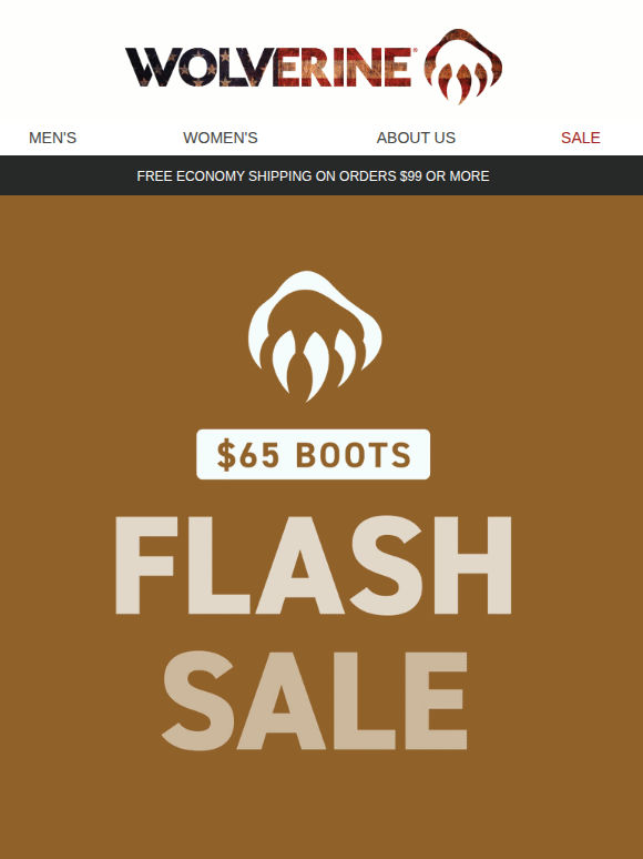 Stock Is Low On $65 Boots