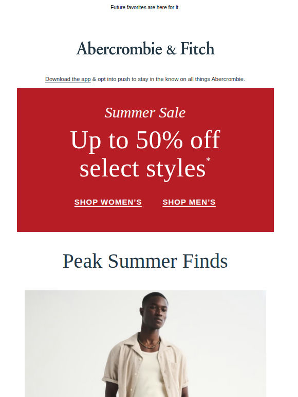 Pause your scroll for up to 50% OFF select styles.*