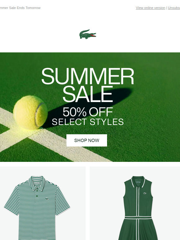 Last Chance for 50% off