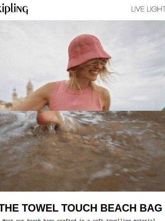 The towel‑touch beach bag