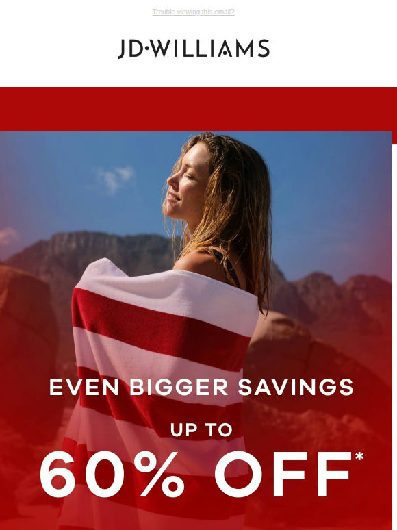 We hate to say it… up to 60% off ends soon ⏰
