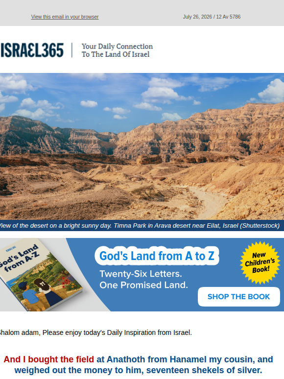 The Prophet Who Bought Land in a City About to Fall