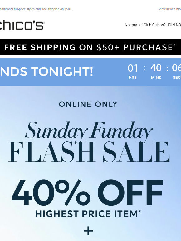 FINAL HOURS! 40% OFF 1