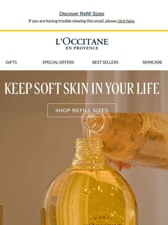 Soft Skin Starts with a Refill