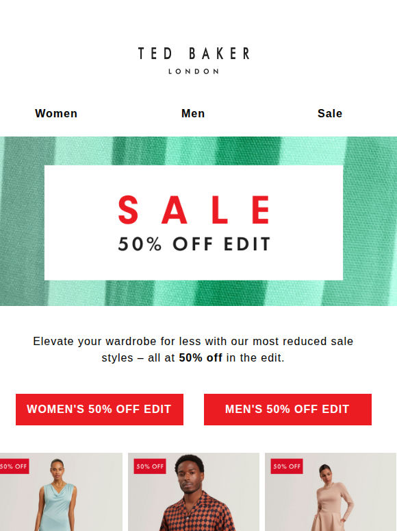SALE | 50% Off Edit
