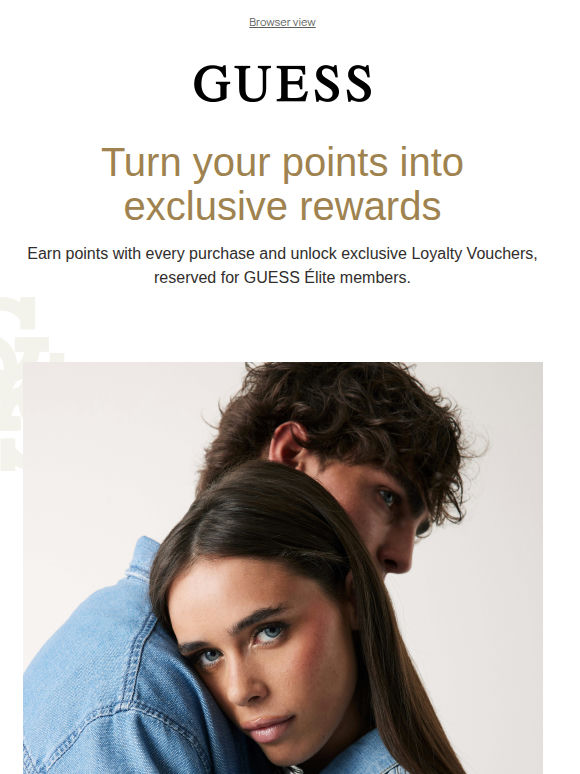 Discover how to unlock your GUESS Élite Loyalty Vouchers