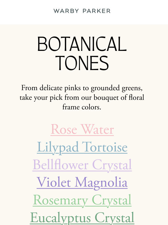 Floral frames are here