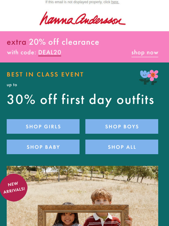 NEW 🚌 First-Day Faves Up To 30% Off