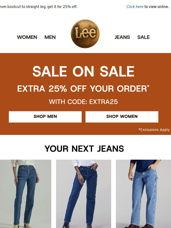 The sale has arrived