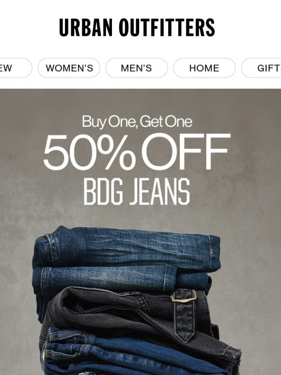 Ends Soon! BOGO 50% Off BDG Jeans