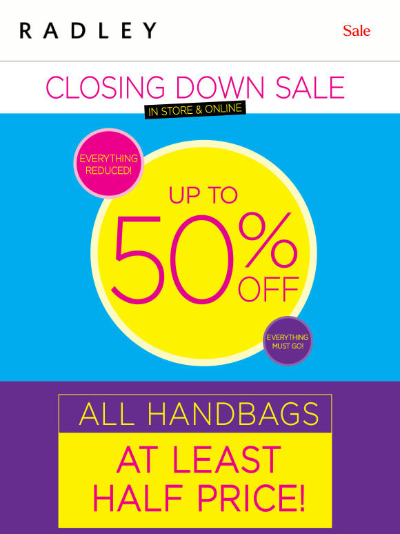 Up to 50% off. Hurry while stocks last!