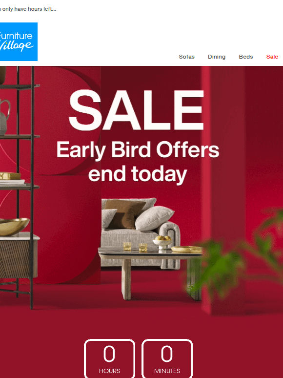 ❗It’s the final countdown: offers end at midnight!