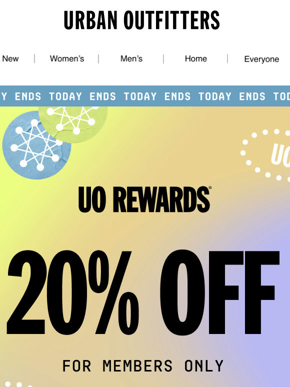ENDS TODAY ⚠️ 20% OFF MEMBERS
