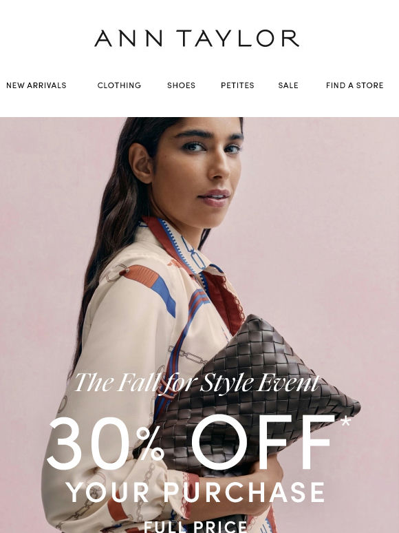 The Fall For Style Event Is Here