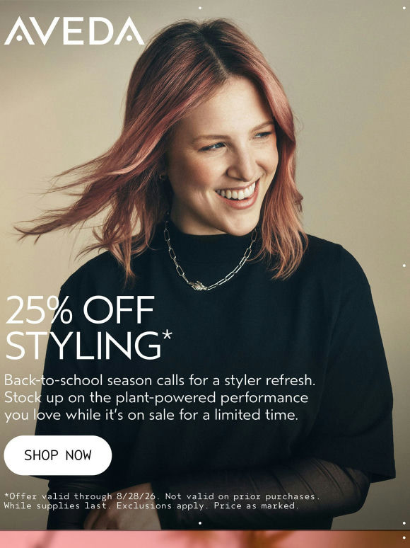 25% Off Your Styling Refresh