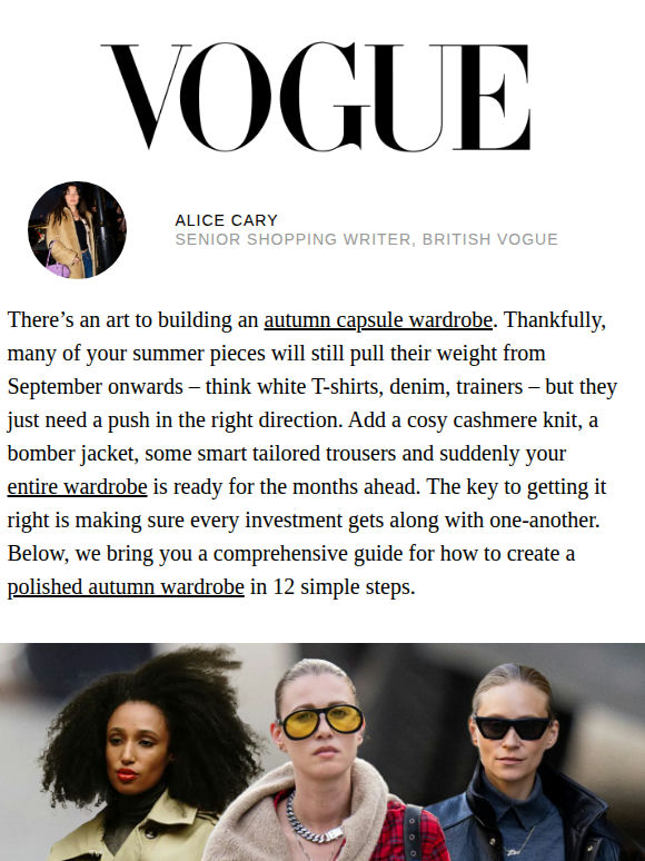 How To Curate Your Autumn Wardrobe In 12 Simple Steps