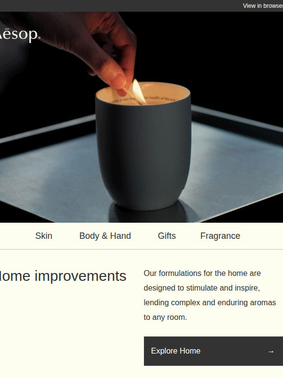 Aromatic enhancement for treasured spaces